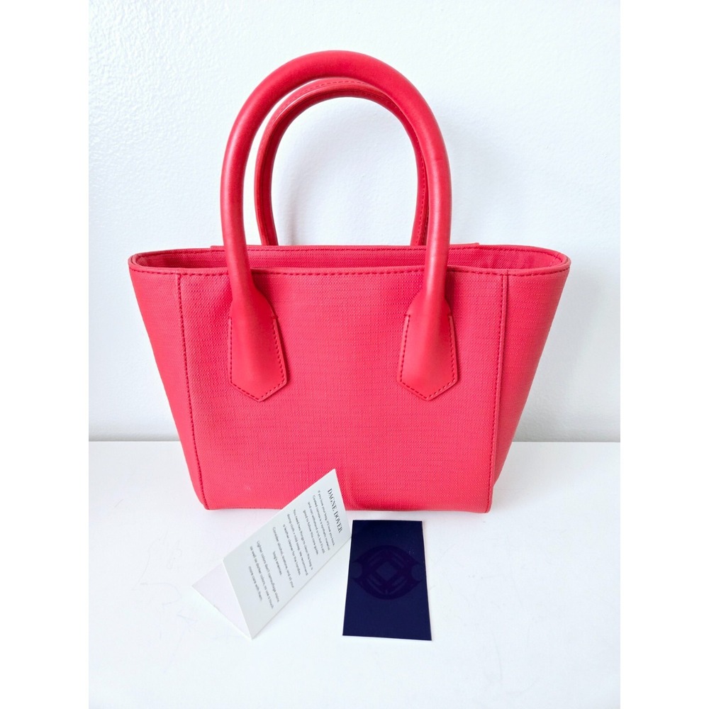DAGNE DOVER Petite Tote Coated Canvas Handbag - Siren Color - Picture 6 of 10
